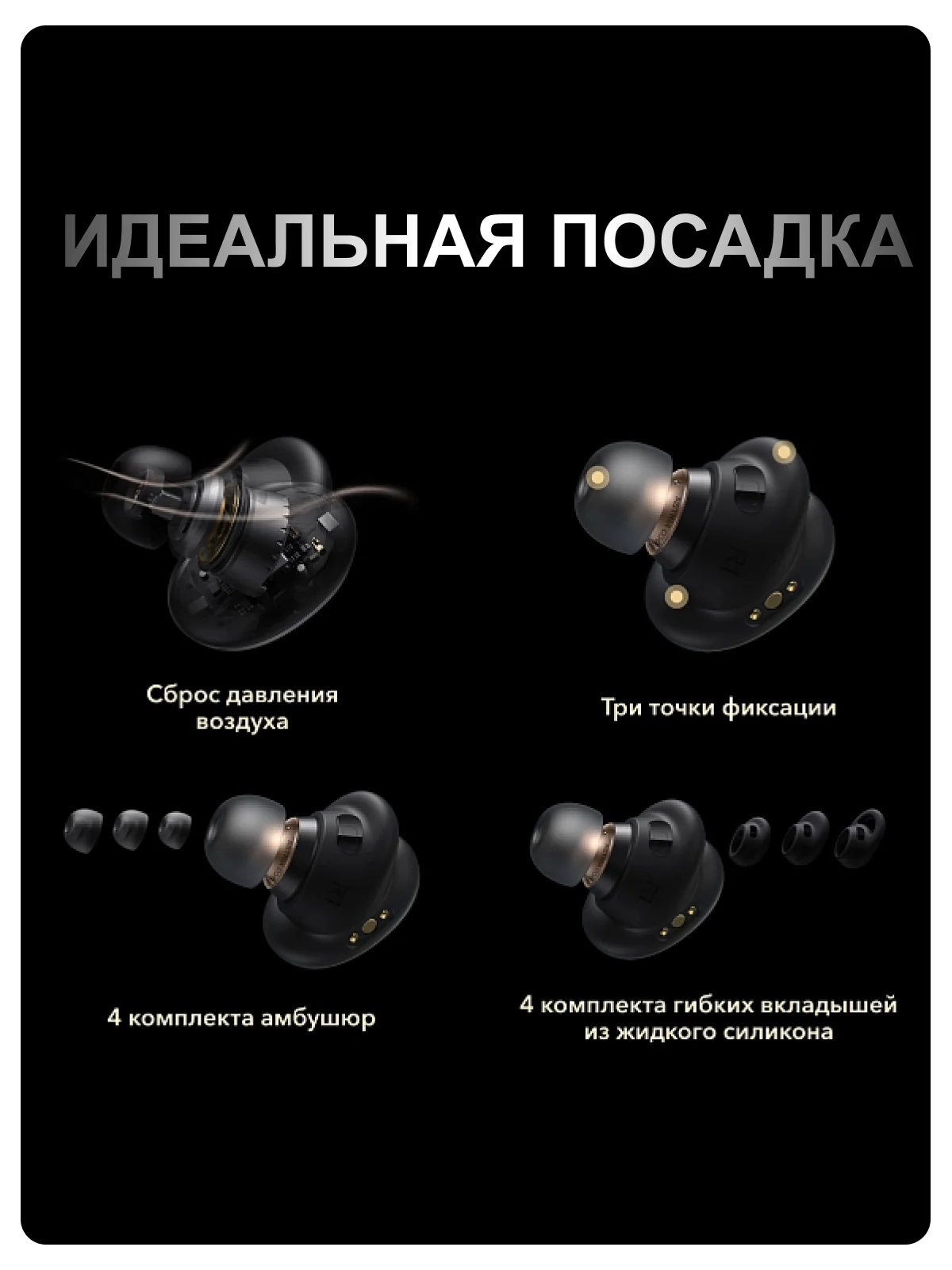 Белый беспроводные наушники SOUNDCORE Liberty 3 Pro