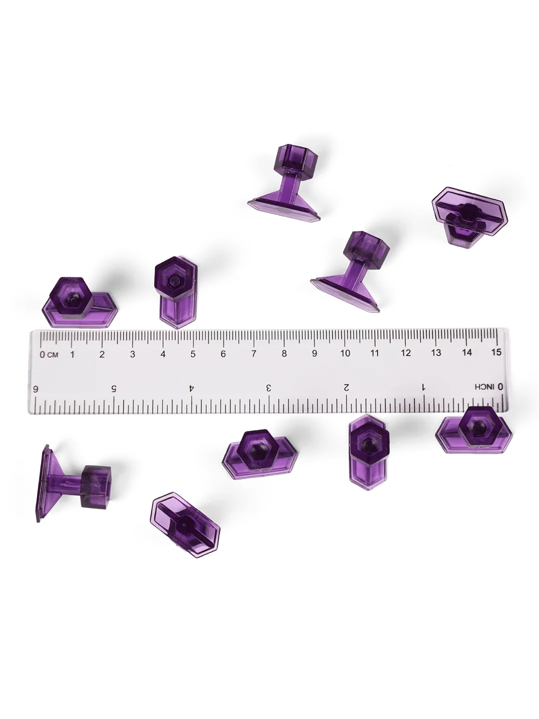 Клеевые адаптеры (грибки) PDR Hexagon все размеры, 30 шт