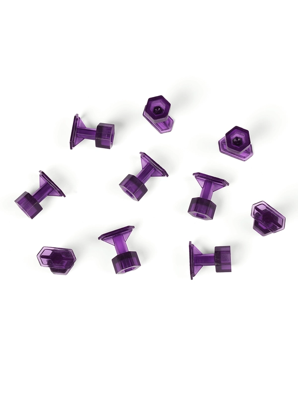 Клеевые грибки / адаптеры PDR MIDIAR Hexagon (20х10 мм), 10 шт