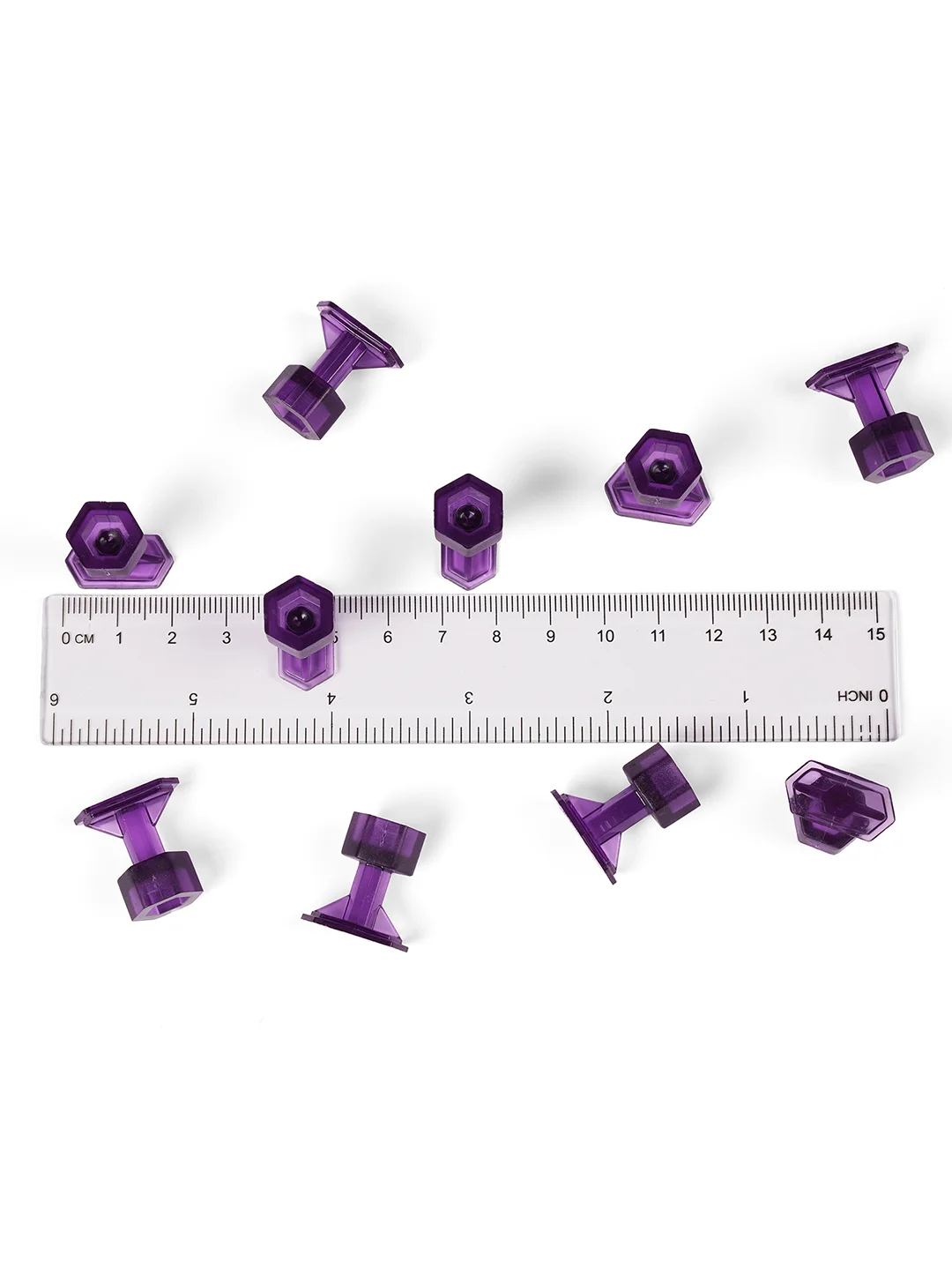 Клеевые грибки / адаптеры PDR MIDIAR Hexagon (20х10 мм), 10 шт