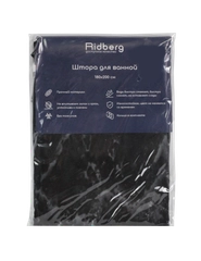 Штора для ванной комнаты Ridberg Marble 180 x 200 см (Black)