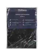 Штора для ванной комнаты Ridberg Marble 180 x 200 см (Black)