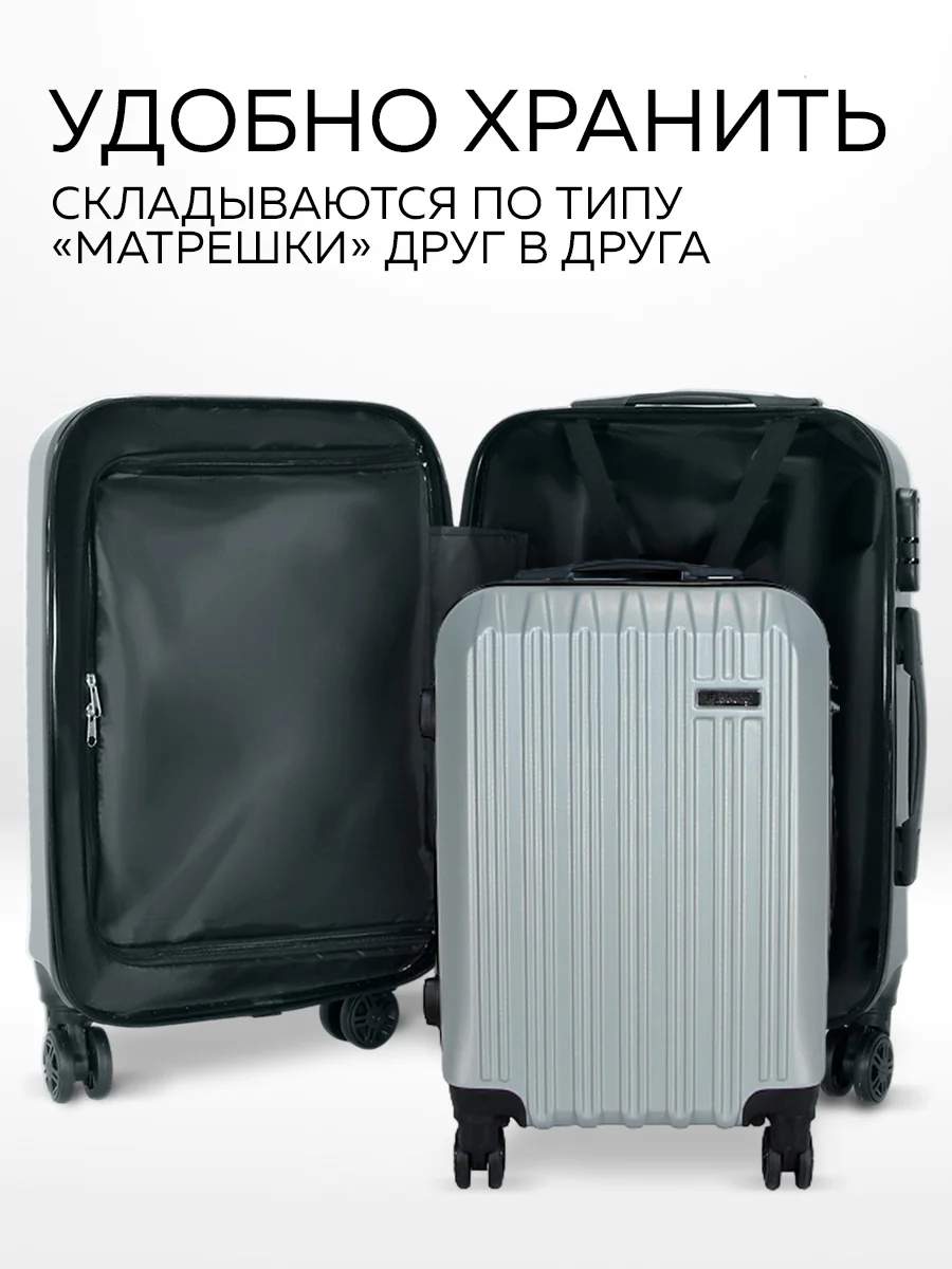 Комплект чемоданов Ridberg Travel L+S