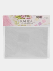 Канва для вышивания, №14, 30 х 20 см, цвет белый