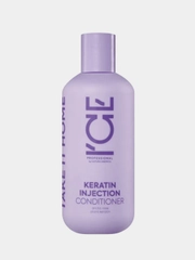 Кератиновый кондиционер для повреждённых волос ICE Take It Home Keratin Injection, 250 мл