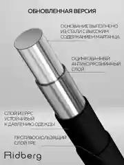 Вешалка-плечики для одежды Ridberg 20 шт (Black)