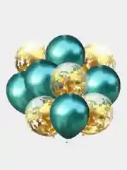 Бирюзовый шарики, шары воздушные для украшения праздника, набор воздушных шаров