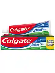 Зубная паста Colgate Тройное действие, Натуральная мята, для защиты от кариеса, 150 мл, 4 шт