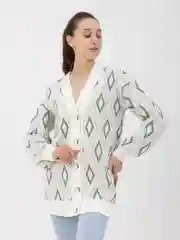 Белый кардиган женский