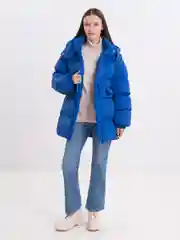 Синий куртка женская теплая ЛЮКС ЗИМА