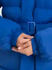 Синий куртка женская теплая ЛЮКС ЗИМА