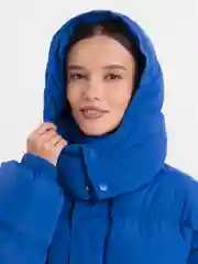 Синий куртка женская теплая ЛЮКС ЗИМА