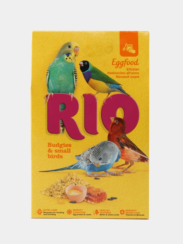 Корм Rio Eggfood яичный для волнистых попугаев и мелких птиц (250 гр)