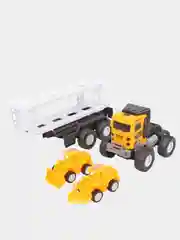 Игрушечный Автовоз, инерционный + 2 машинки в наборе