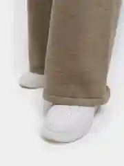 Бежевый меланж костюм женский теплый, двойка