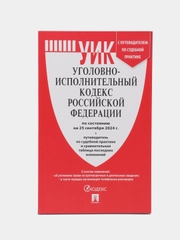 Уголовно-исполнительный кодекс РФ (УИК РФ) по сост. на 25.09.2024