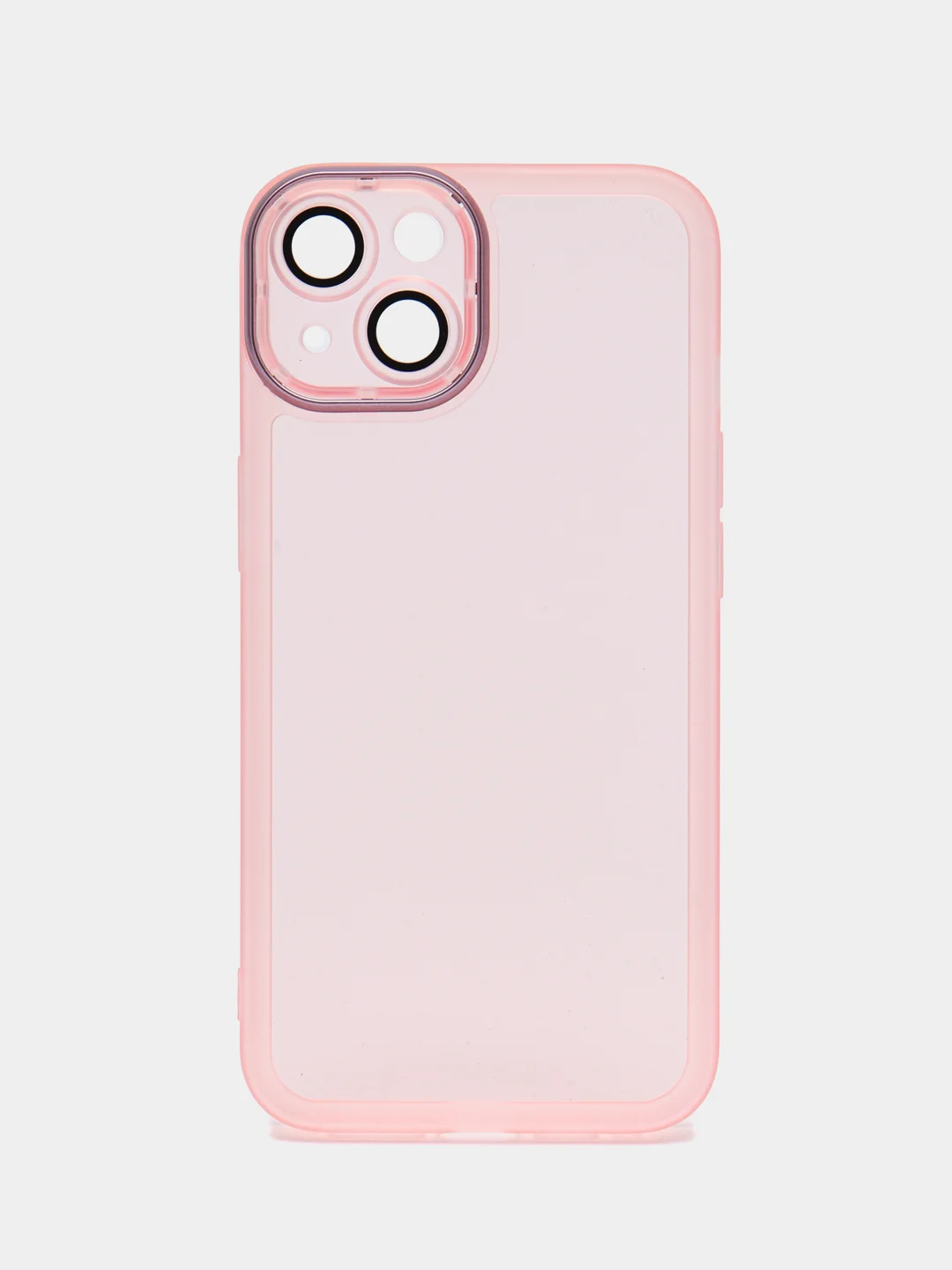 Розовый чехол для телефона iPhone, прозрачный, цветной, 12, 13, 14, 15, 15 Pro