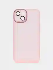 Розовый чехол для телефона iPhone, прозрачный, цветной, 12, 13, 14, 15, 15 Pro