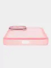 Розовый чехол для телефона iPhone, прозрачный, цветной, 12, 13, 14, 15, 15 Pro