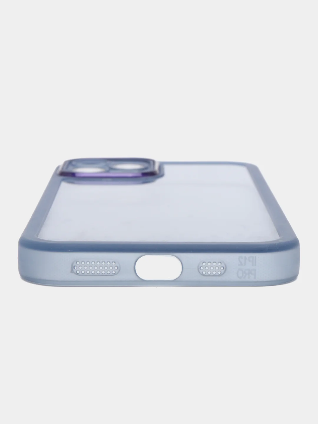 Синий чехол для телефона iPhone, прозрачный, цветной, 12, 13, 14, 15, 15 Pro
