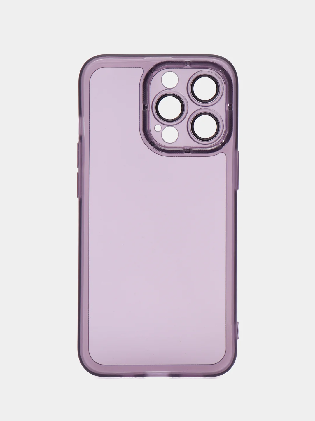 Фиолетовый чехол для телефона iPhone, прозрачный, цветной, 12, 13, 14, 15, 15 Pro