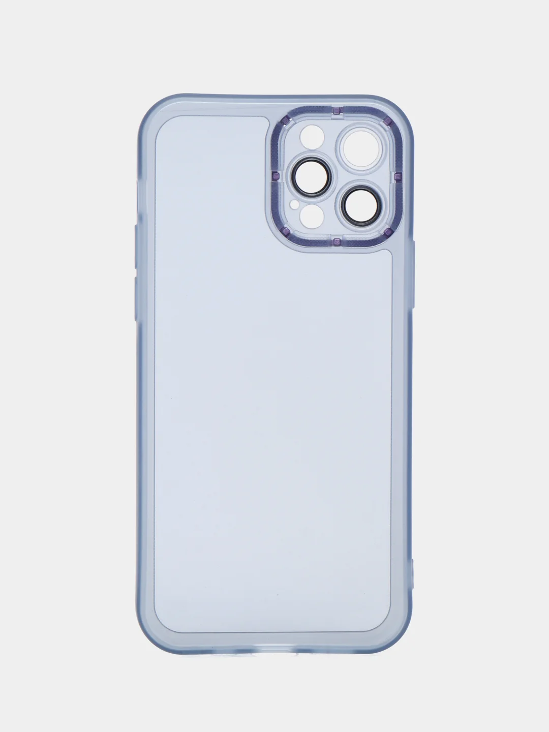 Синий чехол для телефона iPhone, прозрачный, цветной, 12, 13, 14, 15, 15 Pro