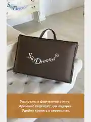 Ортопедическая подушка с эффектом памяти, с двумя валиками, 60х40х14/12 см, трикотаж п/э