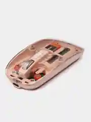 Розовый беспроводная мышь, прозрачная, бесшумная, с Bluetooth, аккумуляторная компьютерная
