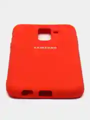 Алый защитный силиконовый чехол Silikone Cover для Samsung A6 PLUS