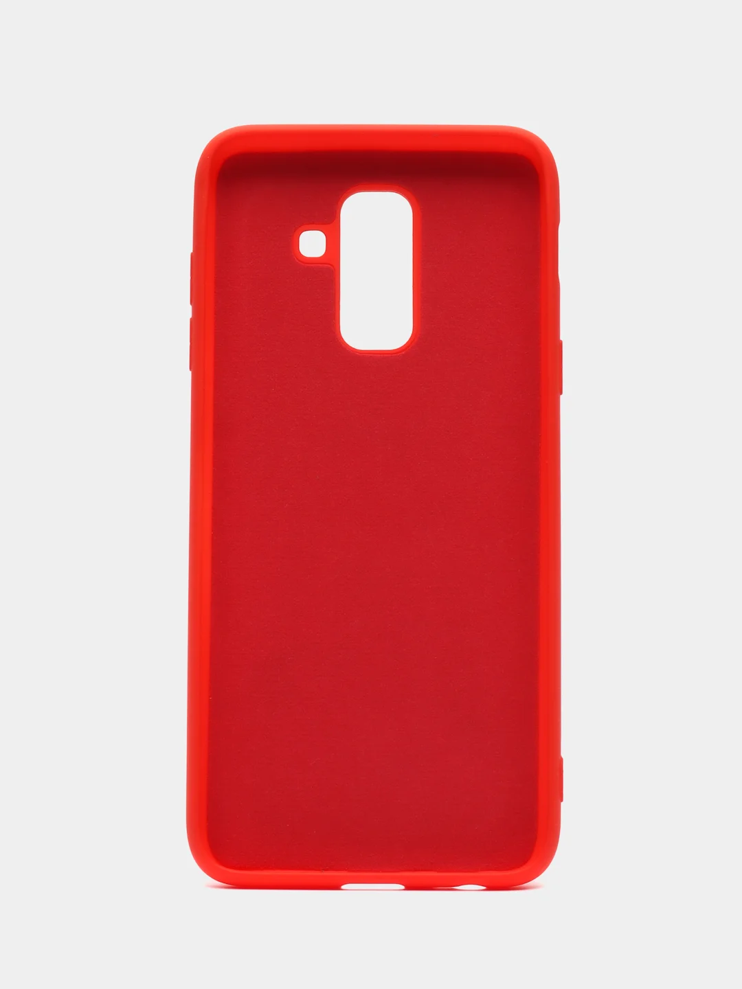 Алый защитный силиконовый чехол Silikone Cover для Samsung A6 PLUS