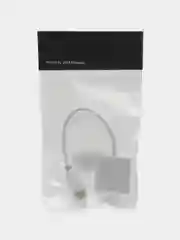 Белый переходник адаптер HDMI на VGA, для подключения компьютера, монитора и видеокарты