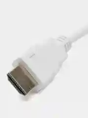 Белый переходник адаптер HDMI на VGA, для подключения компьютера, монитора и видеокарты