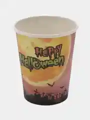 Разноцветный стакан бумажный на хэллоуин Halloween party, 250 мл, 6 шт