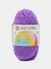 Сиреневый пряжа нитки для вязания и рукоделия pehorka Детская