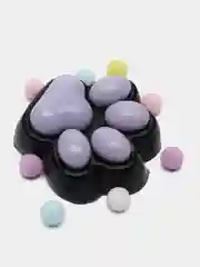 Черный лапка антистресс Мялка (7 см), Котик, Поп Ит, Попка, Фиджет