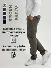Брюки мужские карго, брюки утепленные
