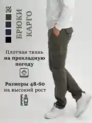 Брюки мужские карго, брюки утепленные