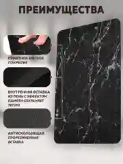Противоскользящий влагопоглощающий коврик в ванную комнату, быстросохнущий,  50*80 см