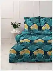 Комплект постельного белья, 1,5 спальный, 2х спальный, евро, семейный, полисатин, 7306-10
