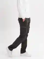 Оливковый брюки мужские карго, брюки утепленные