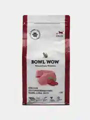Корм сухой BOWL WOW с индейкой курицей и свеклой для стерилизованных кошек, 1,5 кг