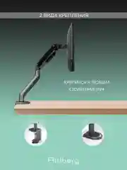 Кронштейн для монитора настольный Ridberg Monitor Arm (13"-32") с 2 по 9 кг