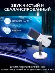 Динамический микрофон FIFINE AmpliGame AM8 (White)