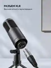 Динамический микрофон FIFINE K669D XLR (Black)