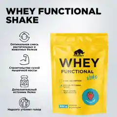 Протеин сывороточный PRIMEKRAFT Whey Functional Shake Ваниль, 900 гр - 30 порций