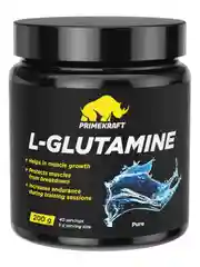 Аминокислоты Глютамин PRIMEKRAFT L-Glutamine, 200 г, 40 порций