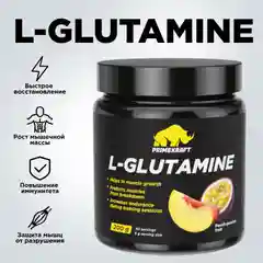 Аминокислоты Глютамин PRIMEKRAFT L-Glutamine, 200 г, 40 порций