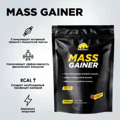Гейнер PRIMEKRAFT MASS GAINER для набора массы, 1000 г, 10 порций