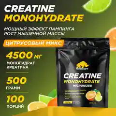 Микронизированный Креатин Моногидрат PRIMEKRAFT Creatine Monohydrate Micronized, 500 г