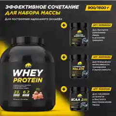 Протеин сывороточный PRIMEKRAFT Whey Protein, 1800 г, 60 порций